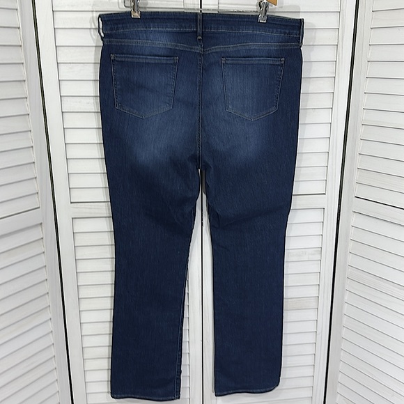 NYDJ Women's Straight Leg Jeans - Dark Blue - Picture 7 of 11